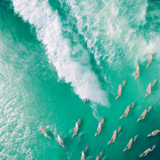 Image similar to ! dream limbus with a horde of office managers attacking the ocean, 4 k, high resolution, still, landscape, hd, dslr, hystoric photo, hyper realistic