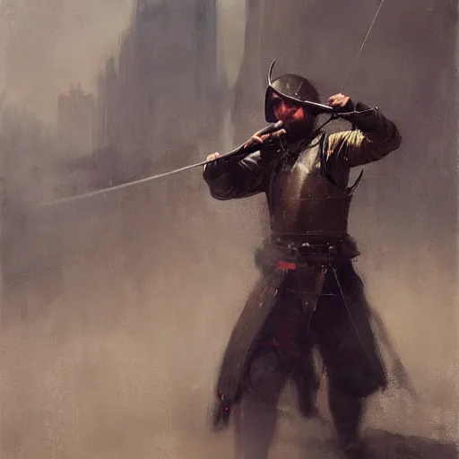 Image similar to medieval archer by ruan jia