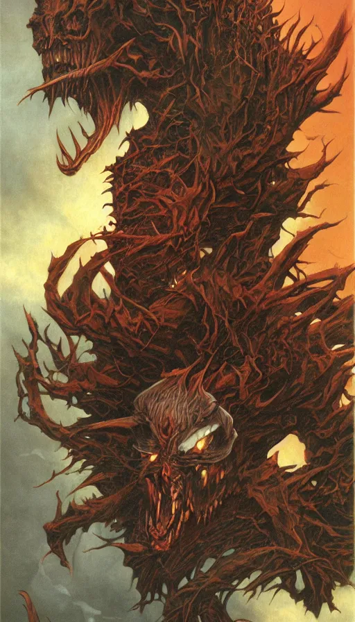 Image similar to rage, by gerald brom,