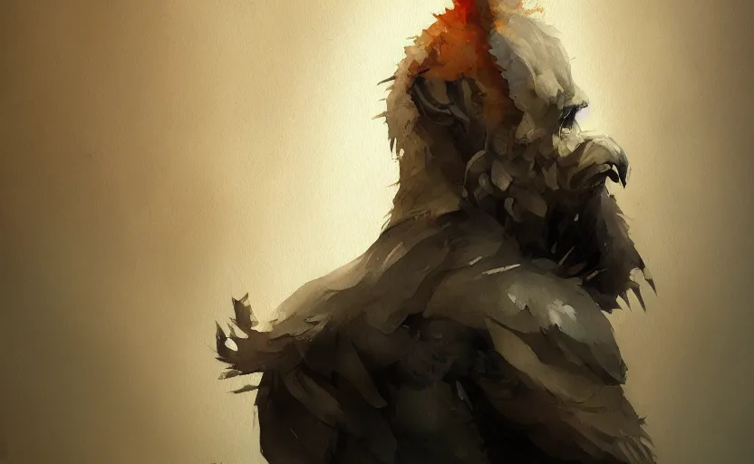 Image similar to a painting of delibirb 6 6 6 trending on artstation in the style of greg rutkowski, 3 d, watercolor, male, portrait, wisdom