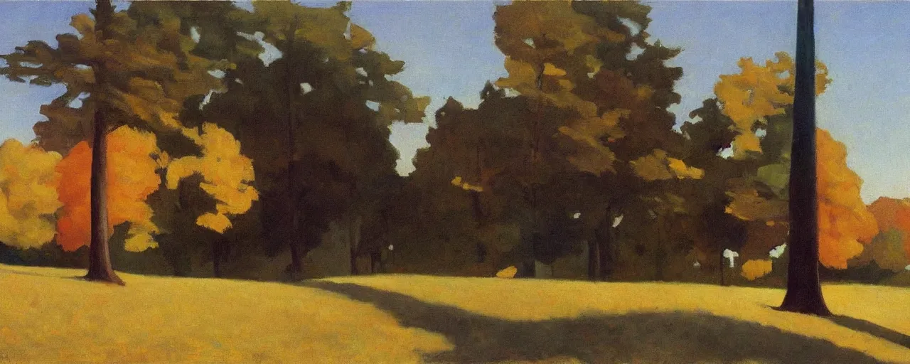 Prompt: an edward hopper style painting of a ( ( ( ( ( ( ( ( miskolc, a city in northeastern hungary ) ) ) ) ) ) ) ), early - autumn, september of 1 9 4 8