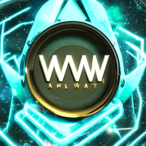 Image similar to a and w vaporwave logo, digital art, cosmic, 3 d high definition, trending on art station, photorealistic, high resolution, 8 k, octane, hyper detailed, insane details, intricate, elite, ornate, elegant trend, highly detailed and intricate, sharp focus, photography, unreal engine