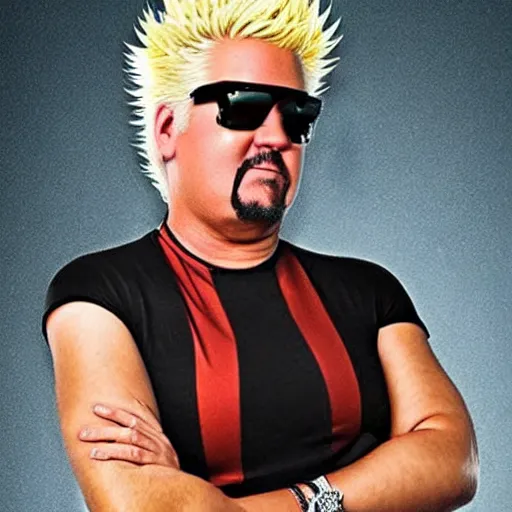 Prompt: guy fieri as a woman, rule 63