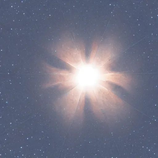 Image similar to a star shaped sun surface