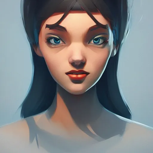 Image similar to face icon stylized minimalist megan man x, loftis, cory behance hd by jesper ejsing, by rhads, makoto shinkai and lois van baarle, ilya kuvshinov, rossdraws global illumination