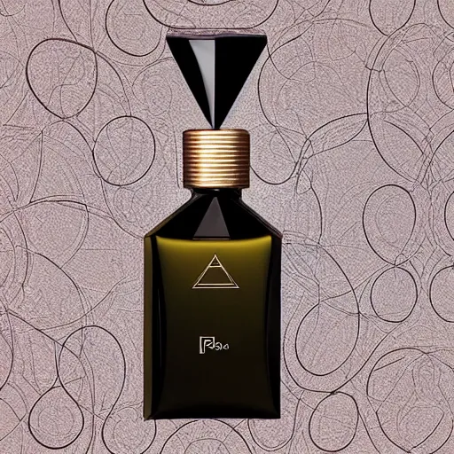 Image similar to sacred geometry perfume advertising