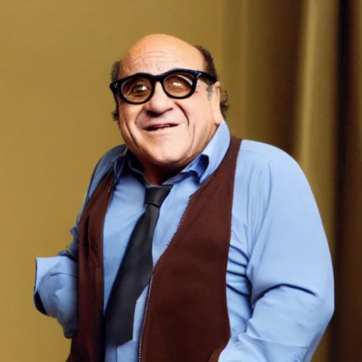 Prompt: A photo of Danny Devito in a fursuit