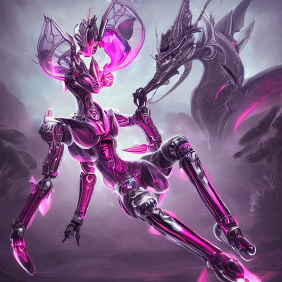 Prompt: highly detailed exquisite fanart, of a beautiful female warframe, but as an anthropomorphic robot dragon, sitting regally on a soft green sofa, with robot dragon head, shining reflective off-white plated armor, bright Fuchsia skin, full body shot, epic cinematic shot, realistic, professional digital art, high end digital art, DeviantArt, artstation, Furaffinity, 8k HD render, epic lighting, depth of field