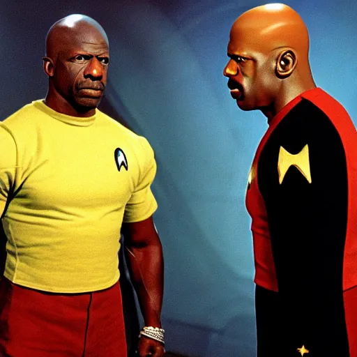 Image similar to terry crews as warf in star trek the next generation