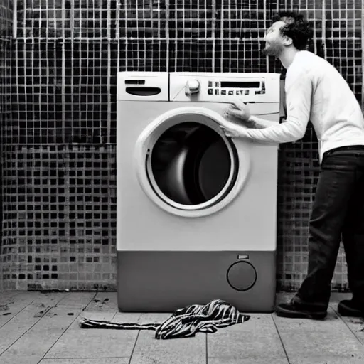 Image similar to rage against the washing machine