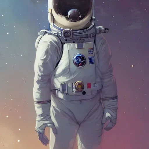 Image similar to bunny astronaut by rossdraws and greg rutkowski, detailed, midjourney