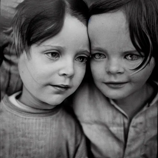 Image similar to high quality, high detail, expressive portrait by vivian maier, hd, beautiful faces, love in the eyes, photorealistic lighting