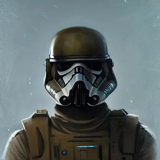 Prompt: star wars concept art by greg rutkowski, soldier wearing the hapes consortium tactical gear, highly detailed portrait, digital painting, artstation, concept art, smooth, sharp foccus ilustration, artstation hq