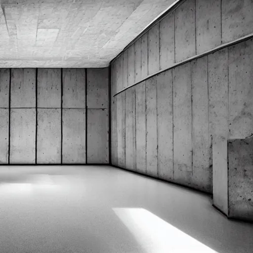 Image similar to interior in the brutalist style