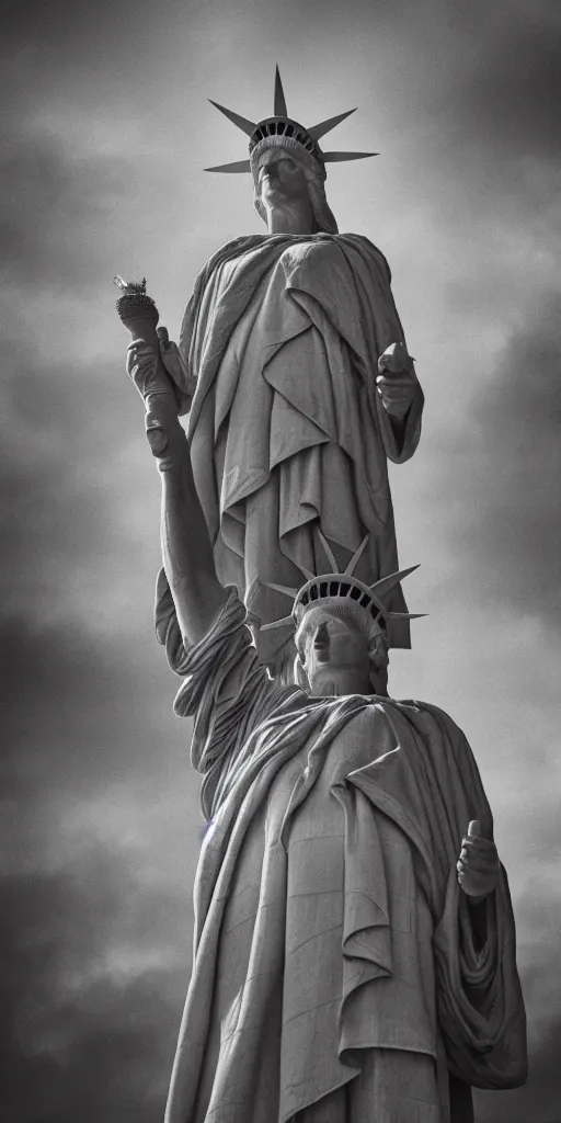 award winning photo of the Statue of Liberty wearing | Stable