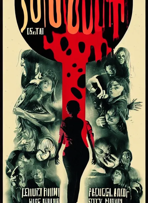 Image similar to Squirm (1976) poster as a 2018 Blumhouse horror movie, highly detailed