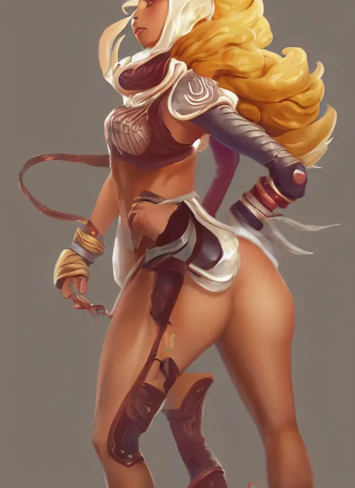 Prompt: zenra taliyah, from league of legends, au naturel, pawg, aokan, hyper detailed, digital art, overhead view, trending in artstation, studio quality, smooth render, unreal engine 5 rendered, octane rendered, art style by kristen liu - wong and natalie krim andlera balashova and wlop and samantha mandala