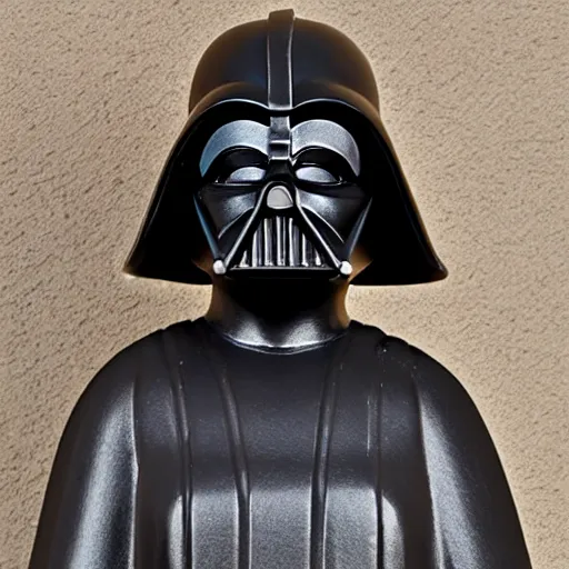 Image similar to female darth vader as buddha statue, 5 5 mm