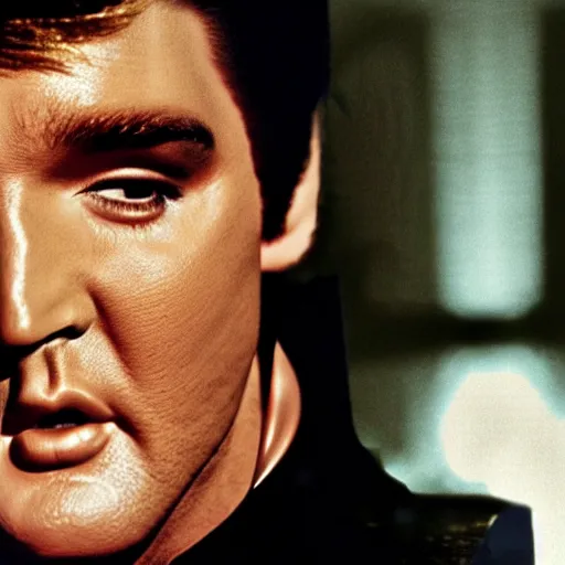 Image similar to elvis as captain kirk