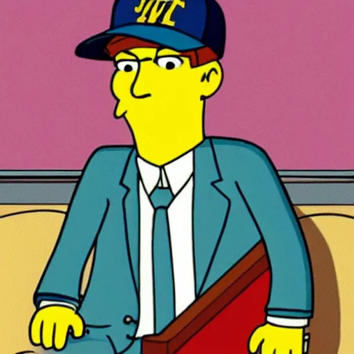 Image similar to holden caulfield guest stars on the simpsons