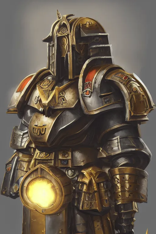 Image similar to armor portrait heros warhammer 4 0 k horus heresy fanart - the primarchs emperor by johannes helgeson animated with vfx concept artist & illustrator global illumination ray tracing hdr fanart arstation zbrush central hardmesh 8 k octane renderer comics stylized