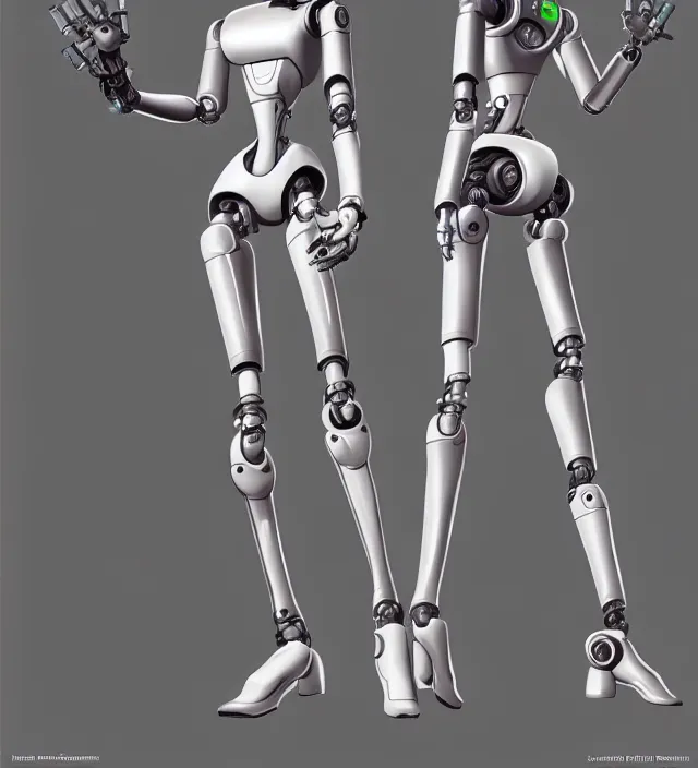Image similar to the female robot protagonist, animation character design by don bluth, action - adventure, sharp detail, artstation trending, conceptart. com