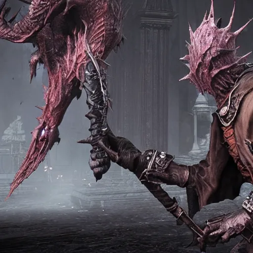 Image similar to new bloodborne monster