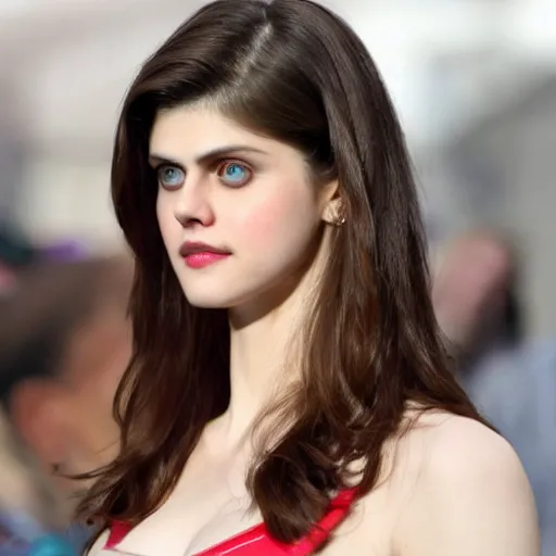 Image similar to alexandra daddario as mexican