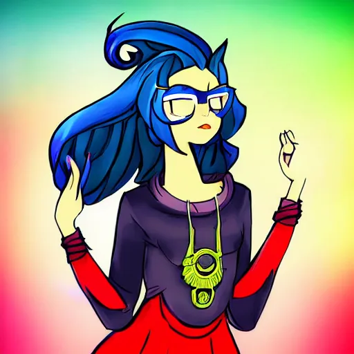 Image similar to Vriska Secret in style of Hades