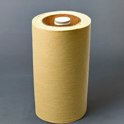 Image similar to anthropomorphic paper towel roll