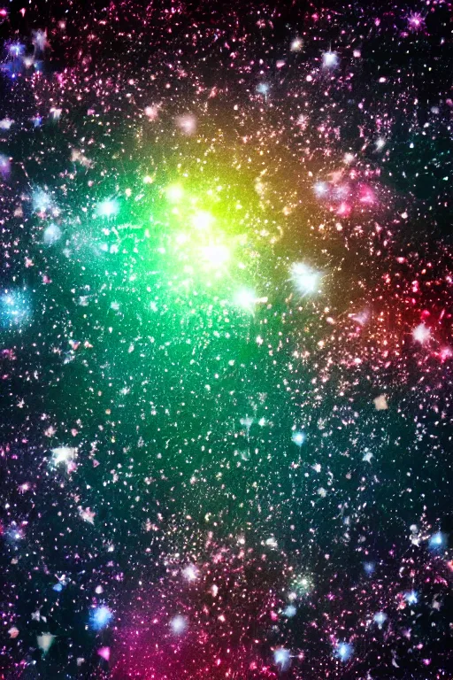 Prompt: beautiful digital HD glossy outside bokeh made of stars cosmic background