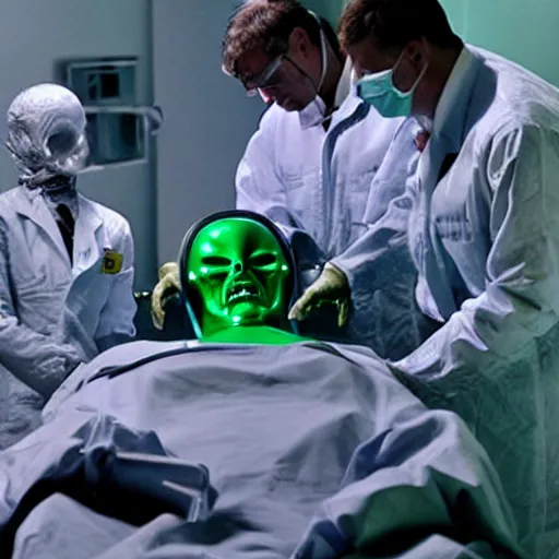 Image similar to alien autopsy