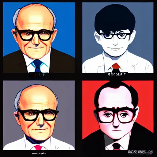 Prompt: cute rudy giuliani, in the style of ilya kuvshinov, high quality digital art