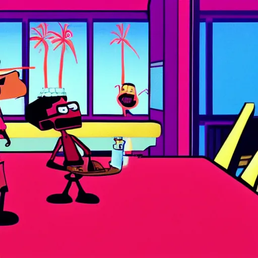 Prompt: Still from Dexter's Laboratory by Genndy Tartakovsky