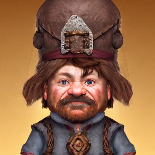 Prompt: Intricate five star Dwarf Tavern Keeper portrait by Monica Lee, Colored pencil on paper, high detail, skin texture, photo realistic, hyperrealism,matte finish, high contrast, 3d depth, masterpiece, vivid colors, artstationhd