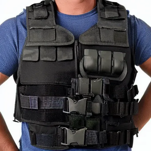 Prompt: fisher price tactical vest