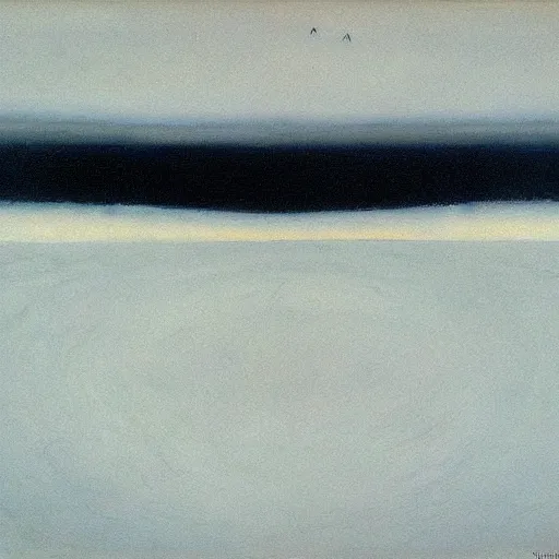 Image similar to the abstract painting'arctic void ', by caspar david friedrich!!!, by rothko!!!