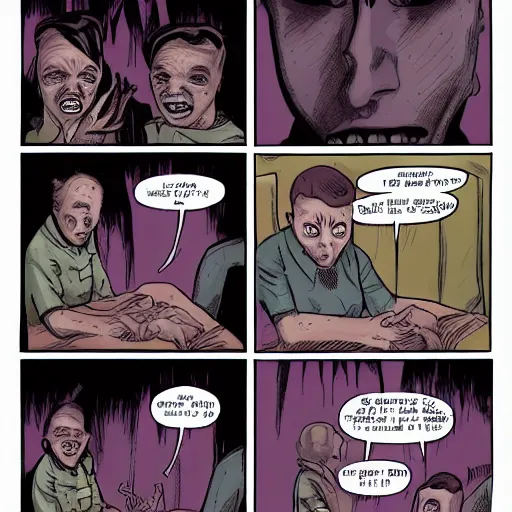 Image similar to horror comic