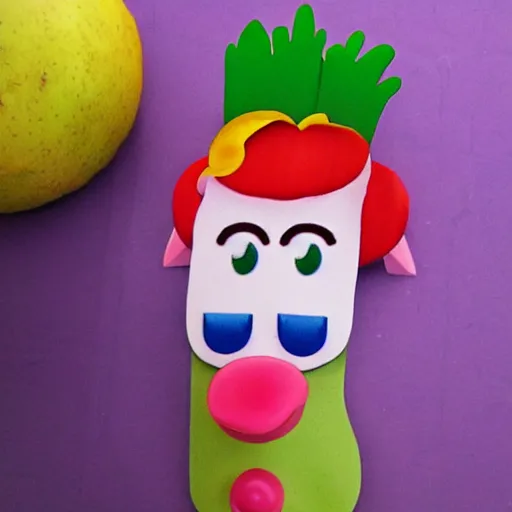 Image similar to veggie tales unicorn