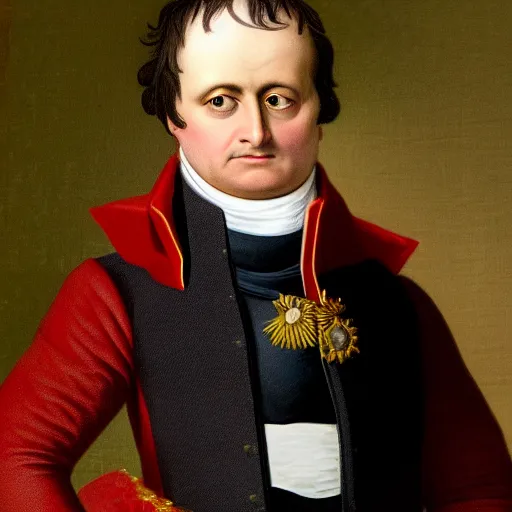 Prompt: Napoleon Bonaparte in 2020, politician, press photography, photorealistic