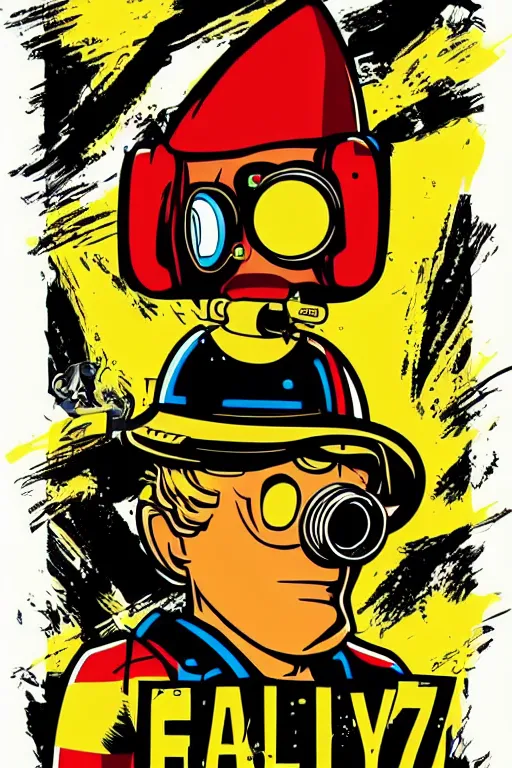 Image similar to fallout 7 6 retro futurist illustration art by butcher billy, sticker, colorful, illustration, highly detailed, simple, smooth and clean vector curves, no jagged lines, vector art, smooth andy warhol style