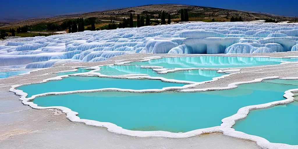 Prompt: pamukkale