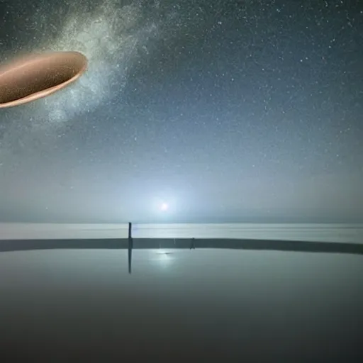 Prompt: mysterious huge ufo ignoring the laws of physics. entries in the 2 0 2 0 sony world photography awards.