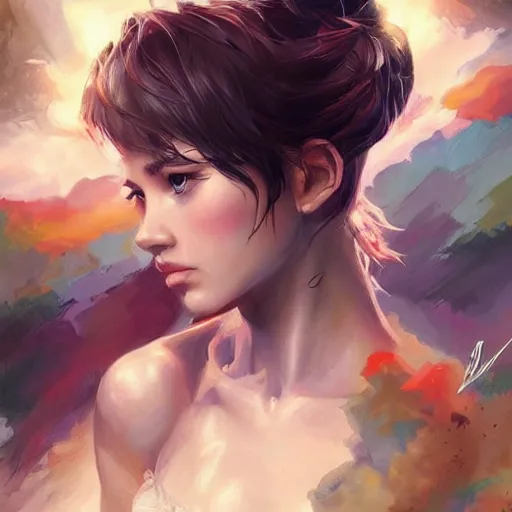 Image similar to a beautiful painting representative of the art style of artgerm and wlop and michael bay