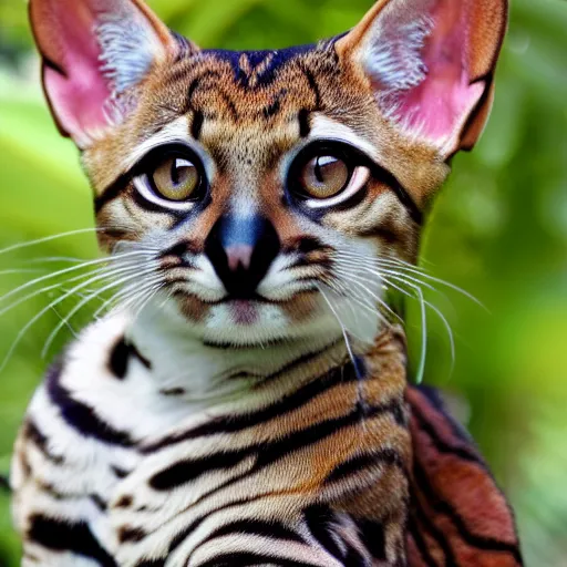 Image similar to Margay with human ears