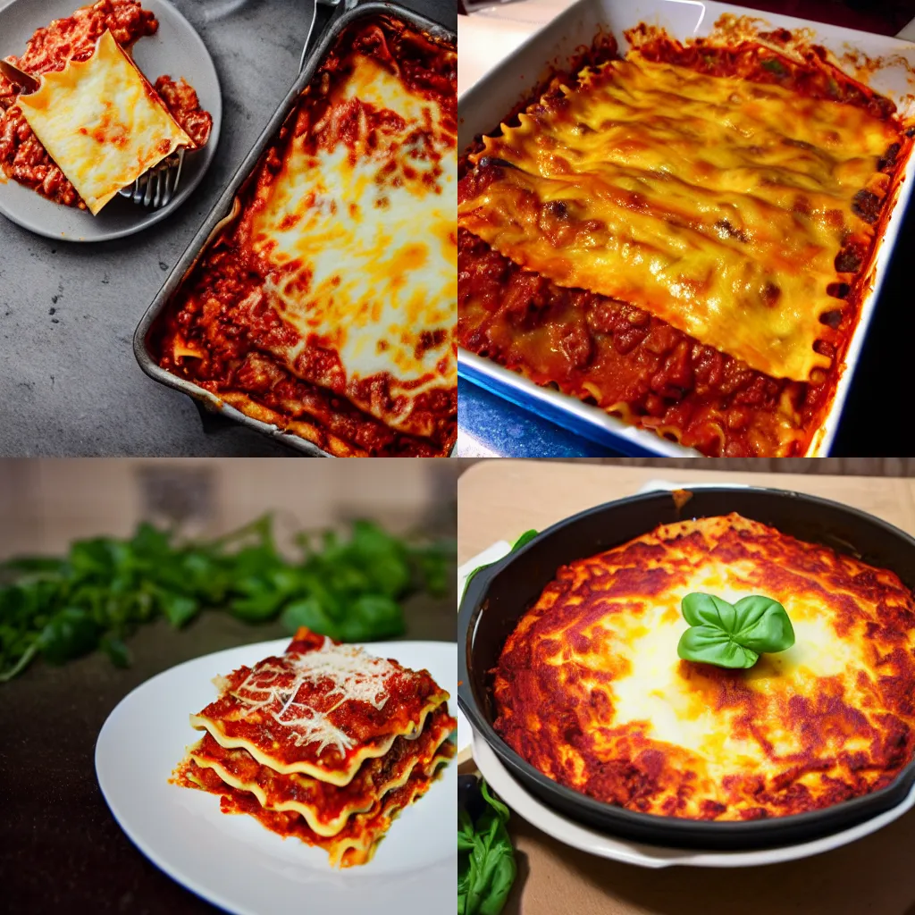 Prompt: the perfect lasagna, DSLR photo