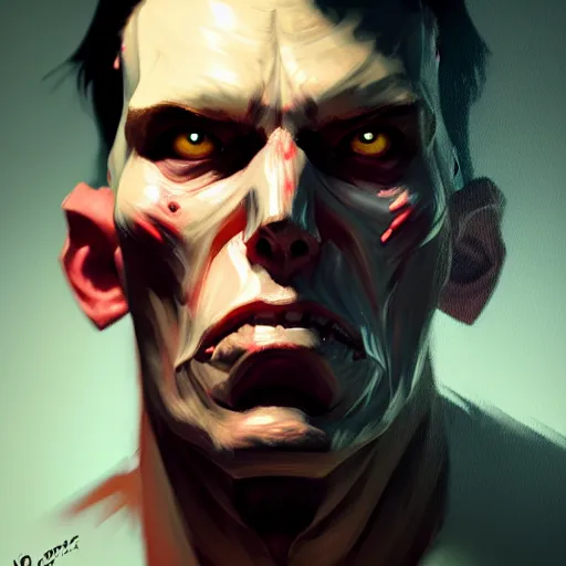 Image similar to a portrait of jerma985 by Greg Rutkowski, digital art, horror, trending on artstation, anime arts, featured on Pixiv, HD, 8K, highly detailed, good lighting, beautiful, epic, masterpiece