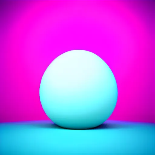 Prompt: 3 d render of a blob of light blue and pink on a white background, blender, pastel colors, minimalistic