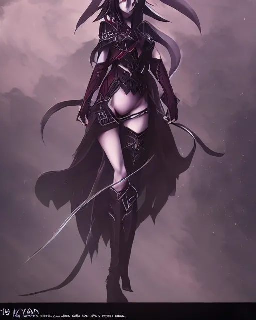 Image similar to elven dark elf girl, in the style of sumihei, tokyo ravens style, dynamic lighting, fantasy concept art, trending on art station, stunning visuals, ultra detailed