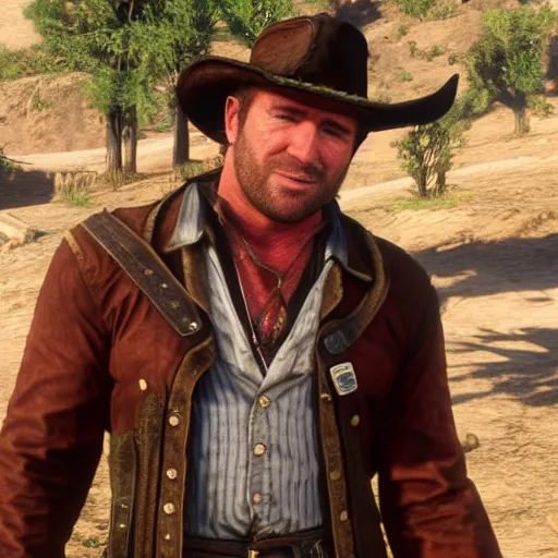 Image similar to Billy Herrington in Red Dead Redemption 2